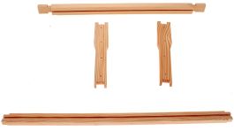 Germerott Bienentechnik 29 Stück DNM Rähmchen - Deutsch Normal Maß Mit Geraden Seiten