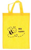 Tragetasche "BEE HAPPY" Gelb